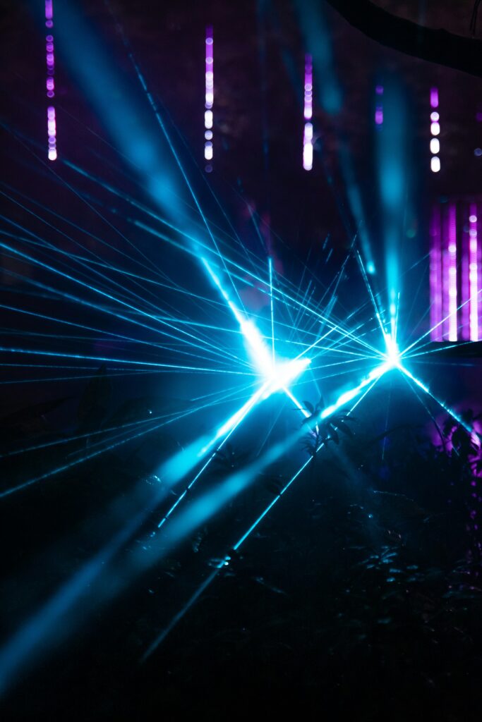 laser displays for events