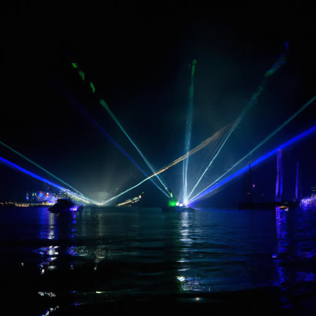 Laser displaysLaser Light Show on WaterSouthampton